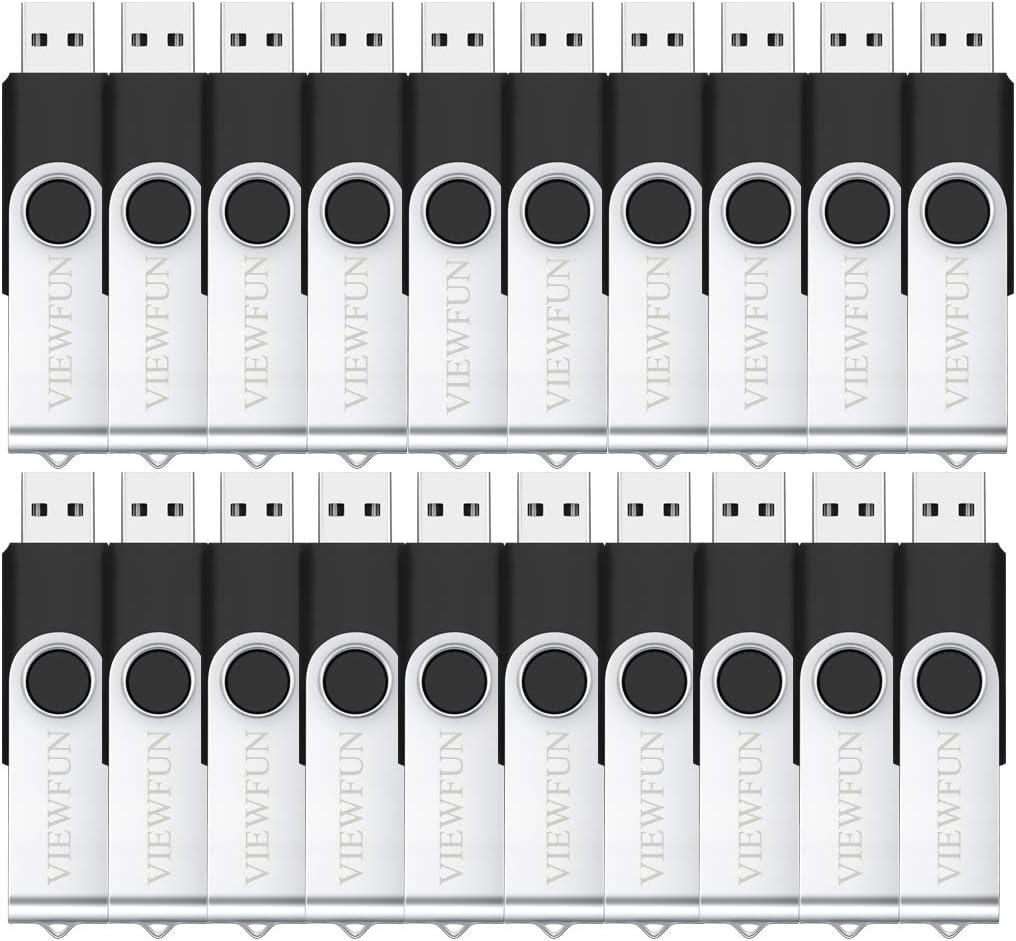 100 Pack 4GB USB Flash Drive with LED Indicator and Lanyards W63958