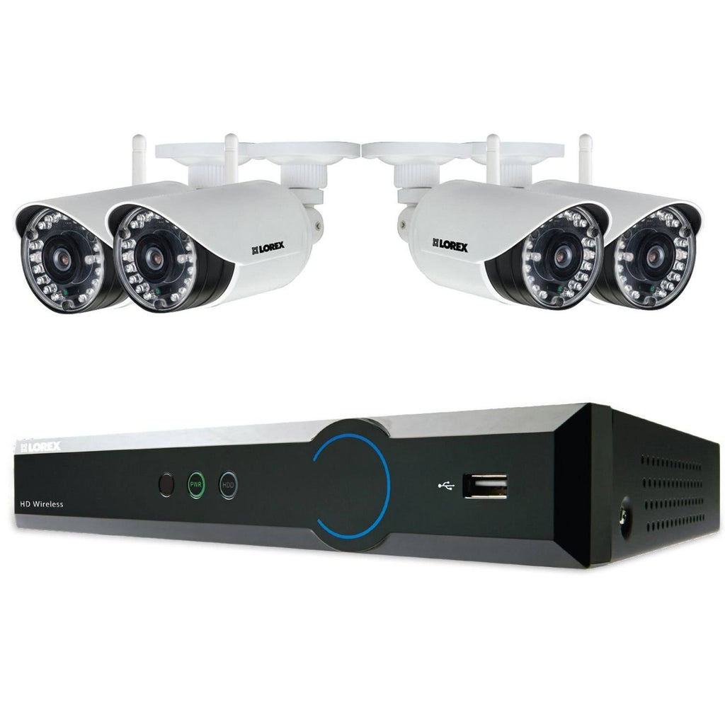 Wireless 720p HD Video Security System with 4 Wireless Cameras R6844