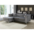Gray Sofa Chaise S73956