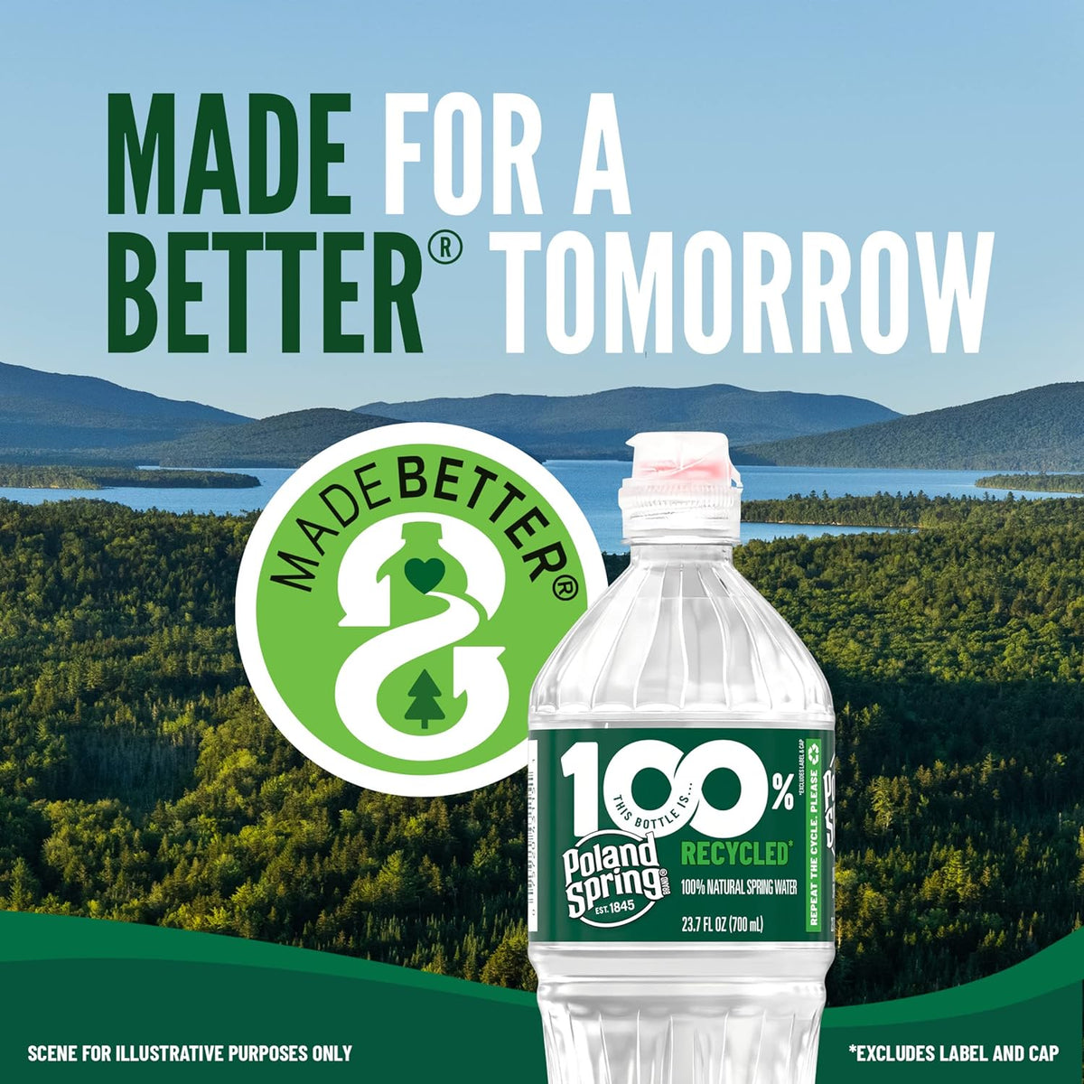 12 Pack Natural Spring Water 8 Ounces P9749