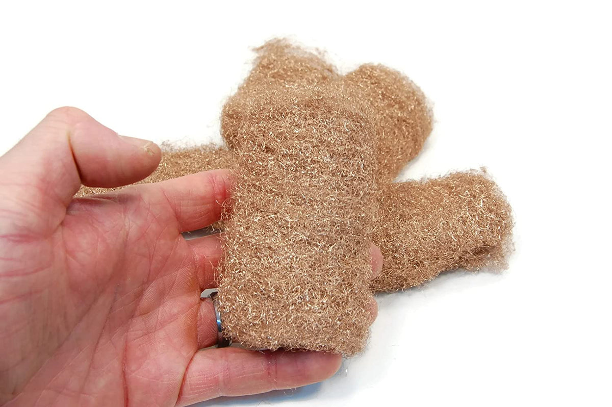 Bronze Wool Pads Medium 5pc V2149