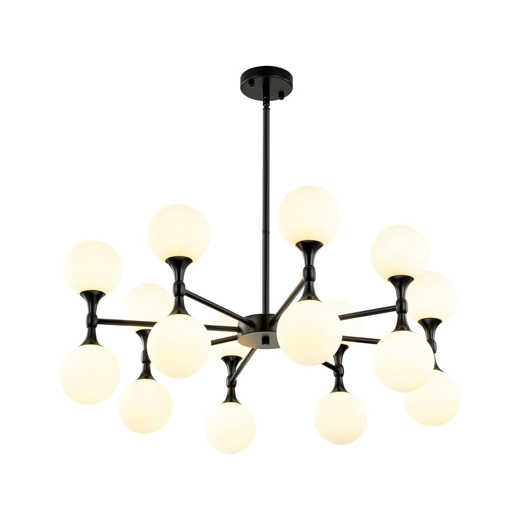 16-Light Dimmable Sputnik Linear Chandelier C5803
