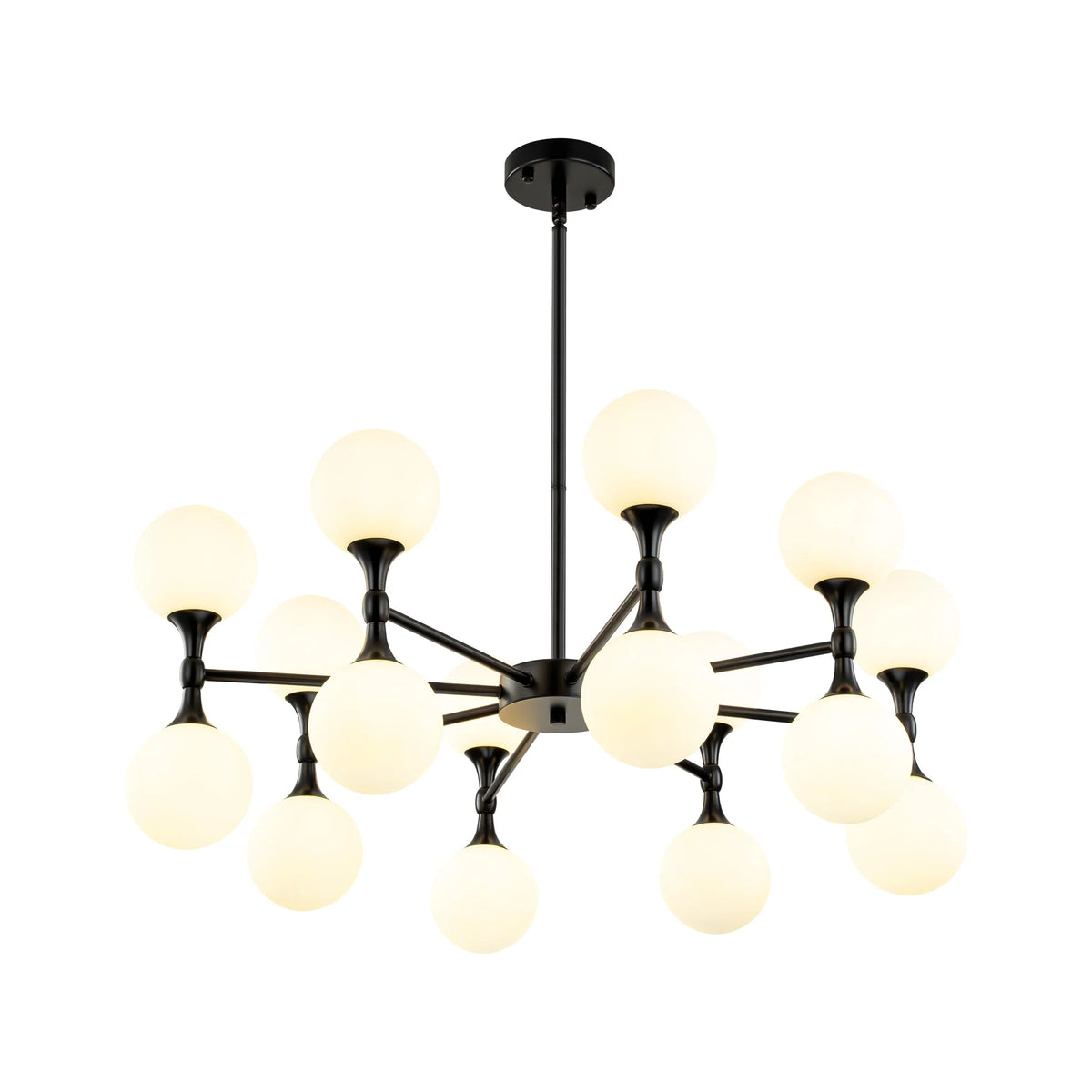 16-Light Dimmable Sputnik Linear Chandelier C5803