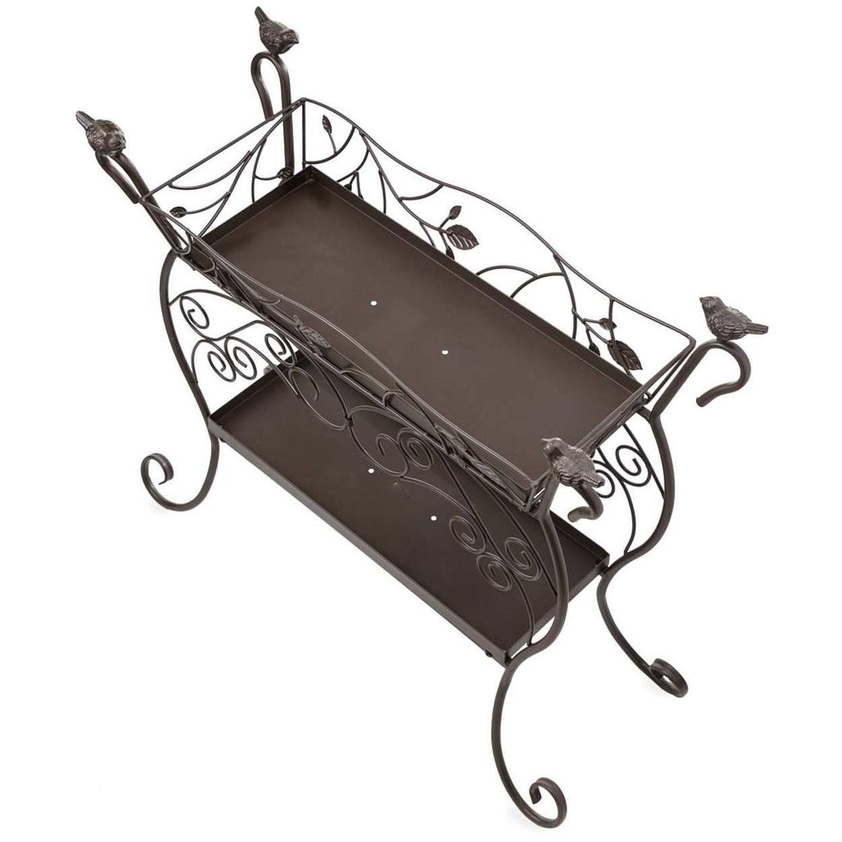 Cast Iron Plant Stand with Birds Z982065