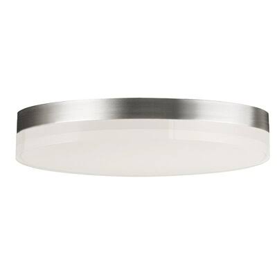 Satin Nickel LED Flush Mount Light Fixture X125661