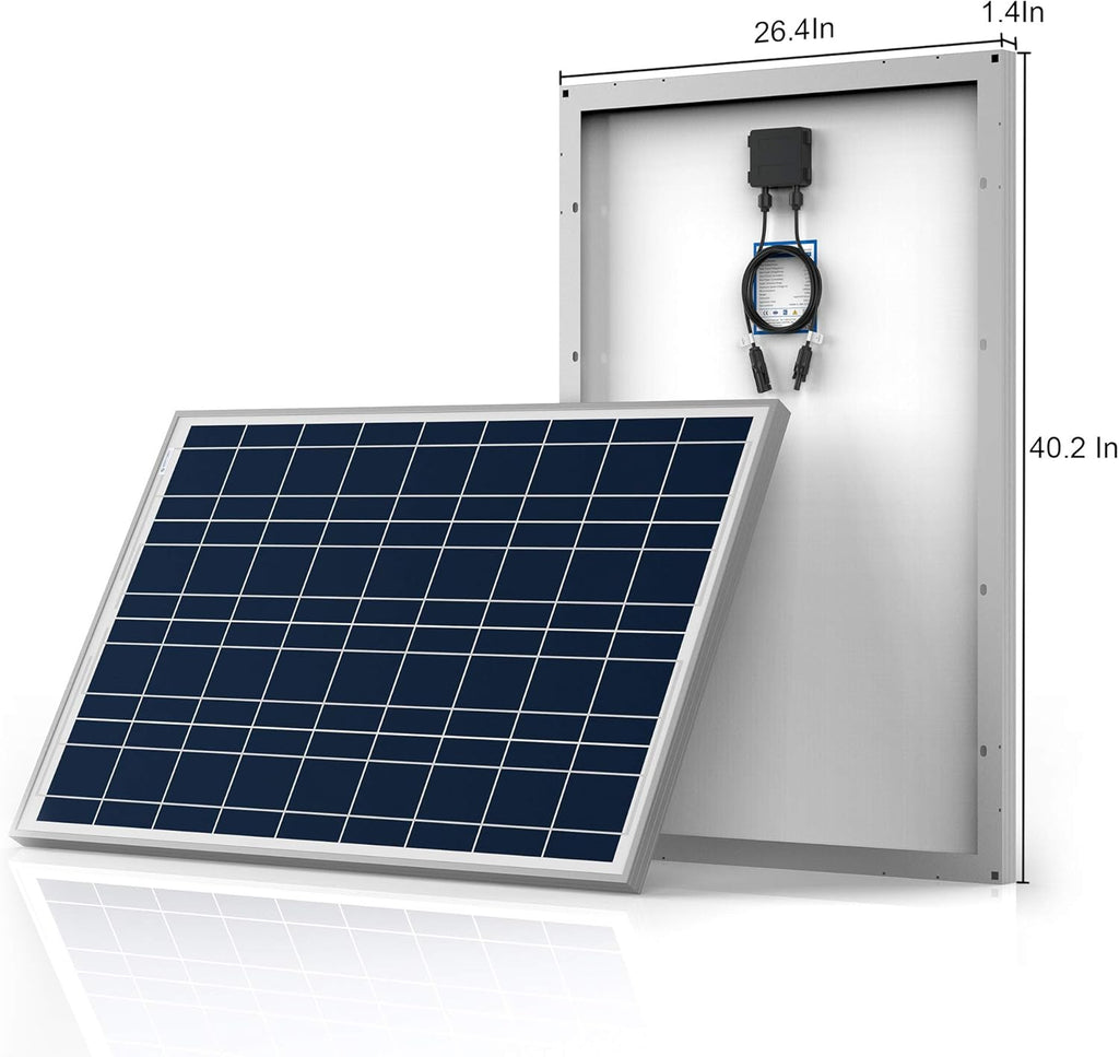 200W 12/24V Polycrystalline Off-Grid Solar Panel Kit with 30A MPPT Controller X43167