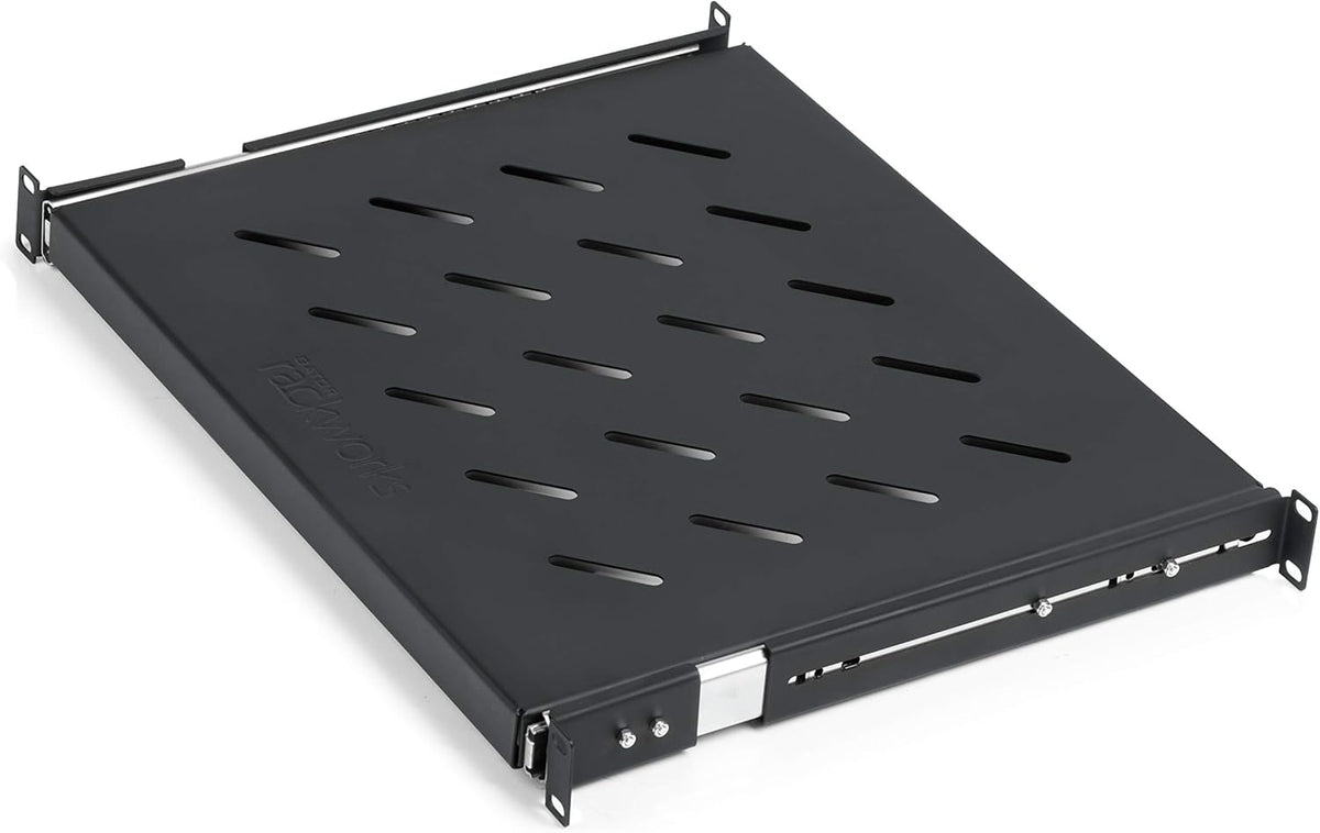 Rack Mountable Accessory Shelf 1U Size 10" Deep Pack of 2 Q38824