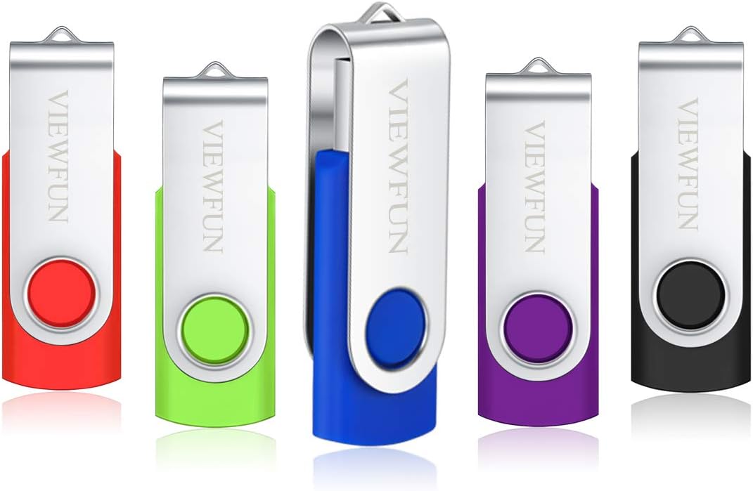 100 Pack 4GB USB Flash Drive with LED Indicator and Lanyards W63958