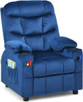 Blue Toddler Recliner Chair with Cup Holder N525131