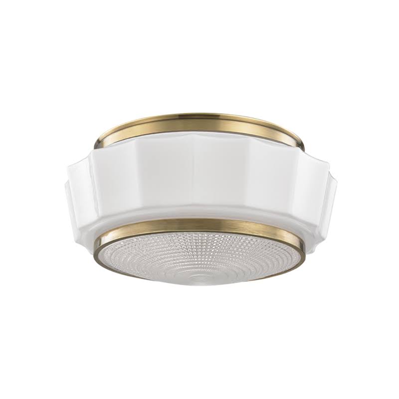 Polished Nickel 2 Light Flush Mount A837