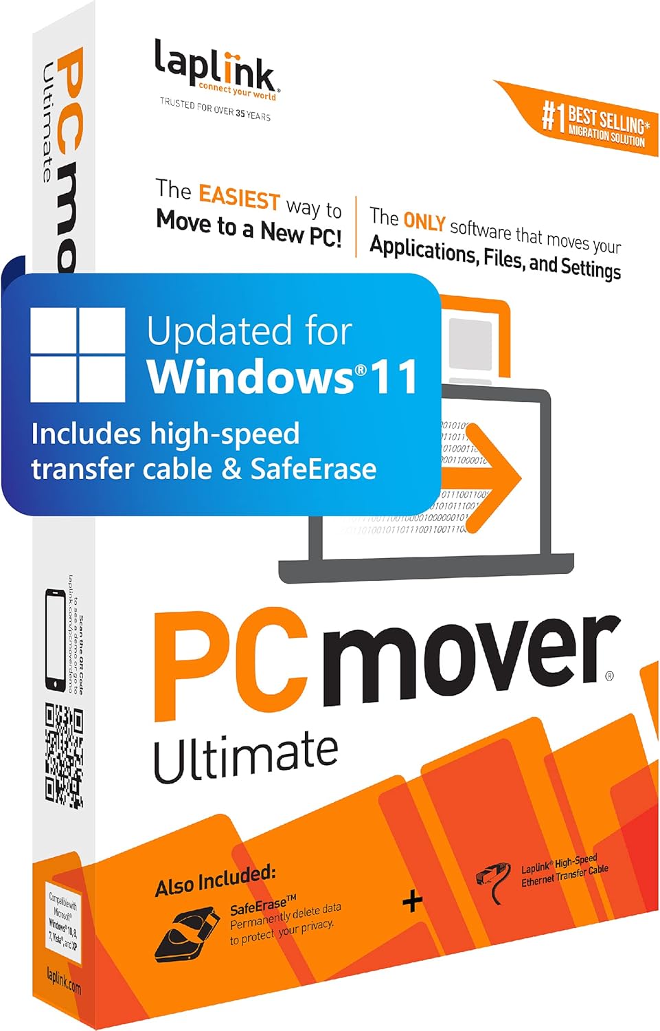 PCmover Ultimate 11 with SuperSpeed USB 3.0 Cable A76687