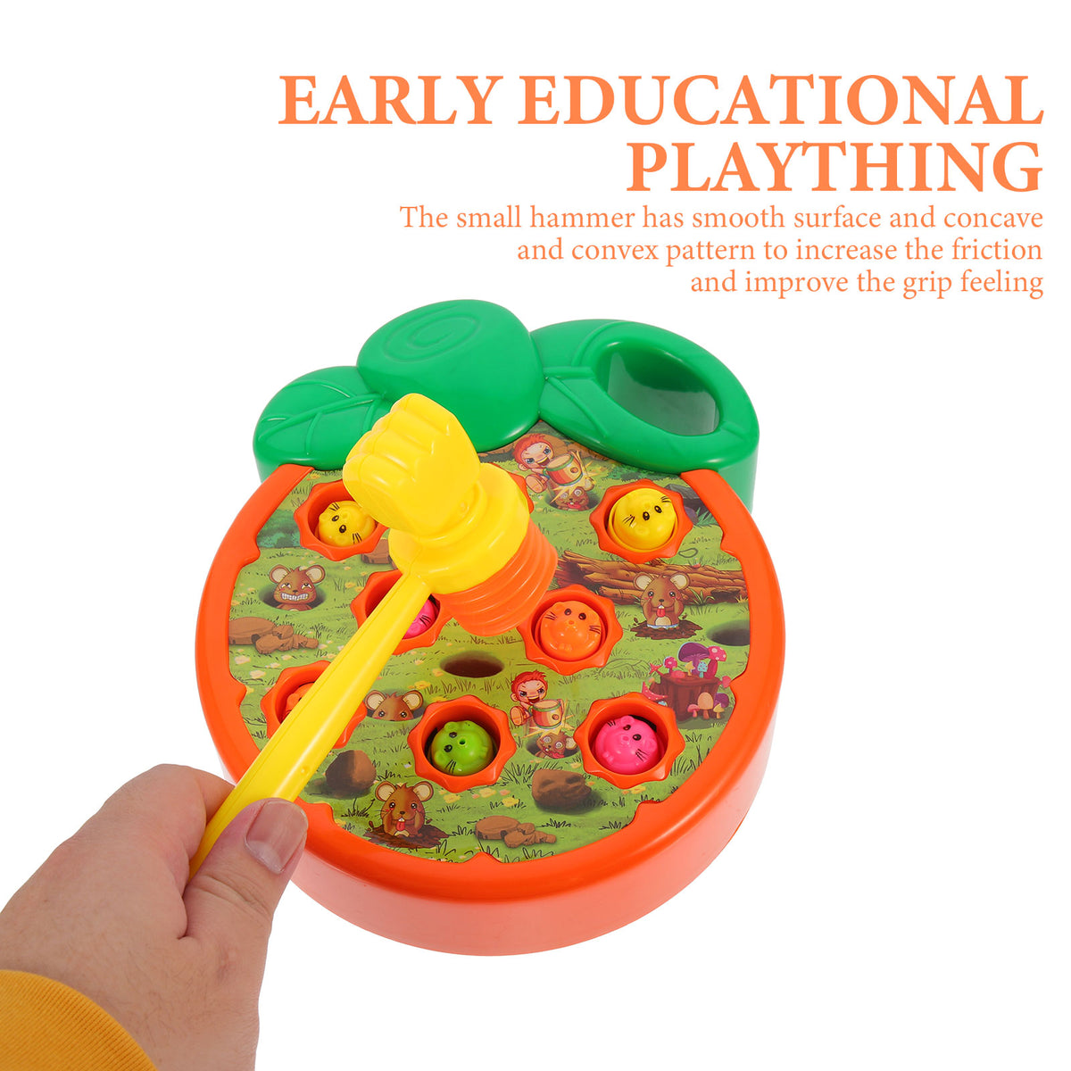 Electric Mole Game Toy Whacking Toy Cartoon Hammer Beating Toy F6771