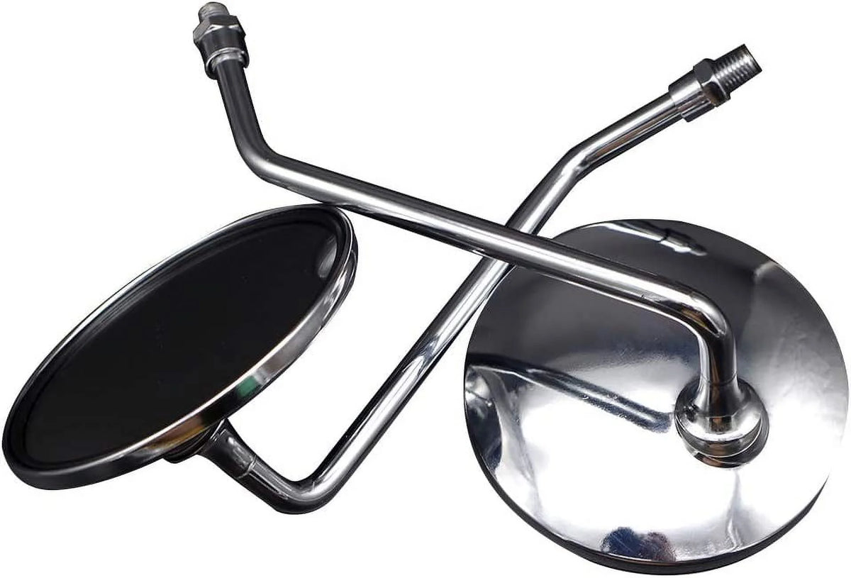 Vintage Bicycle Metal Side Mirror Stainless Steel Frame Y96719