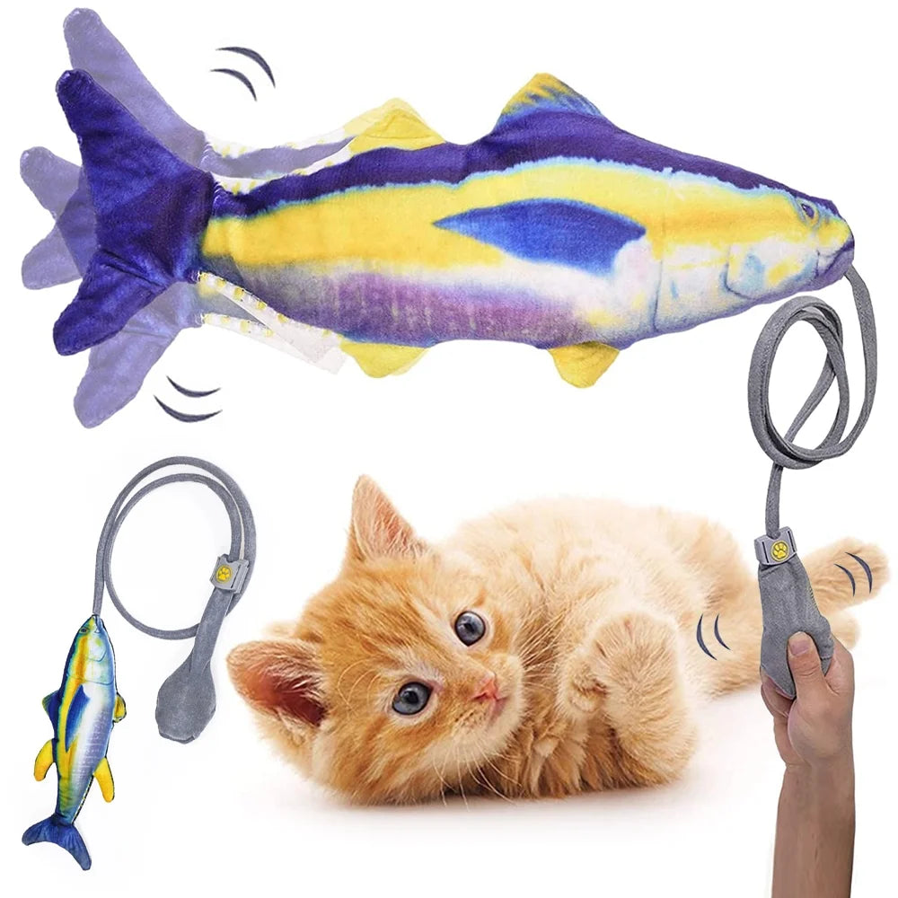 Wiggle Fish Catnip Plush Cat Toy P3400