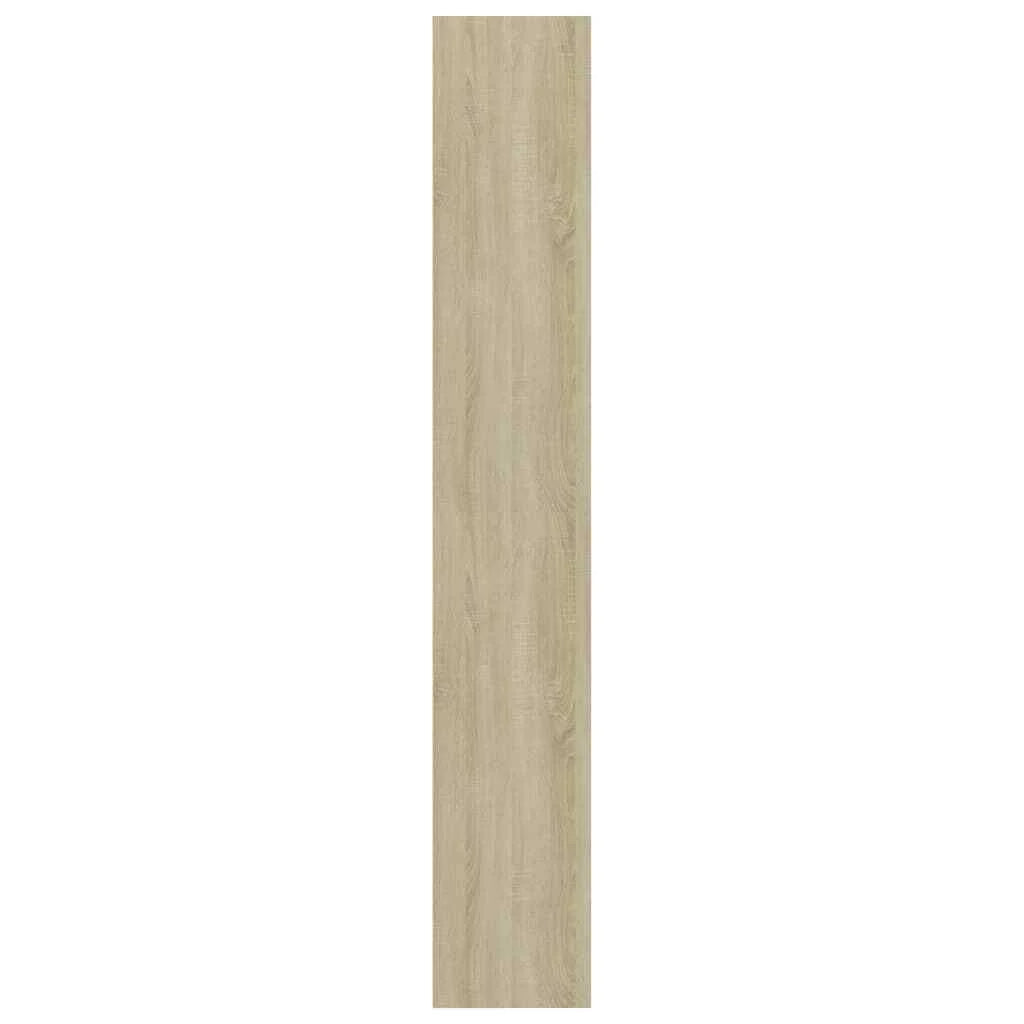 5-Tier Book Cabinet Sonoma Oak Chipboard F3937