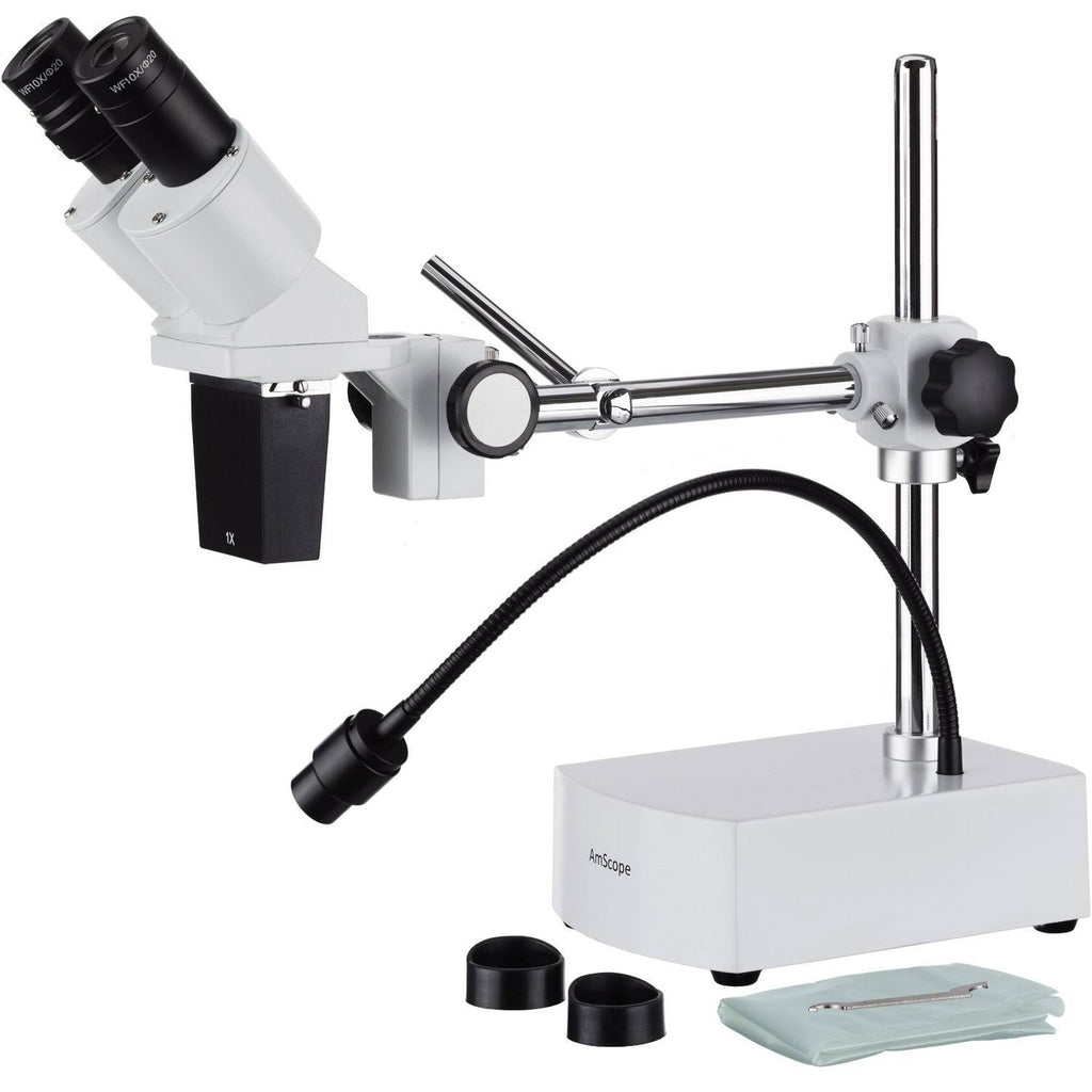 5x-10x Binocular Boom Arm Stereo Microscope with Light Z681279