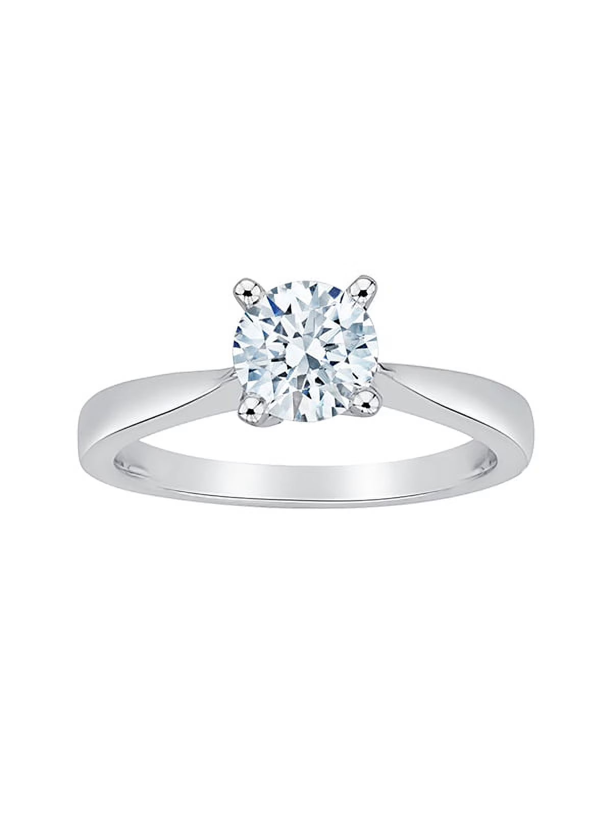 14K Gold Diamond Solitaire Ring A118