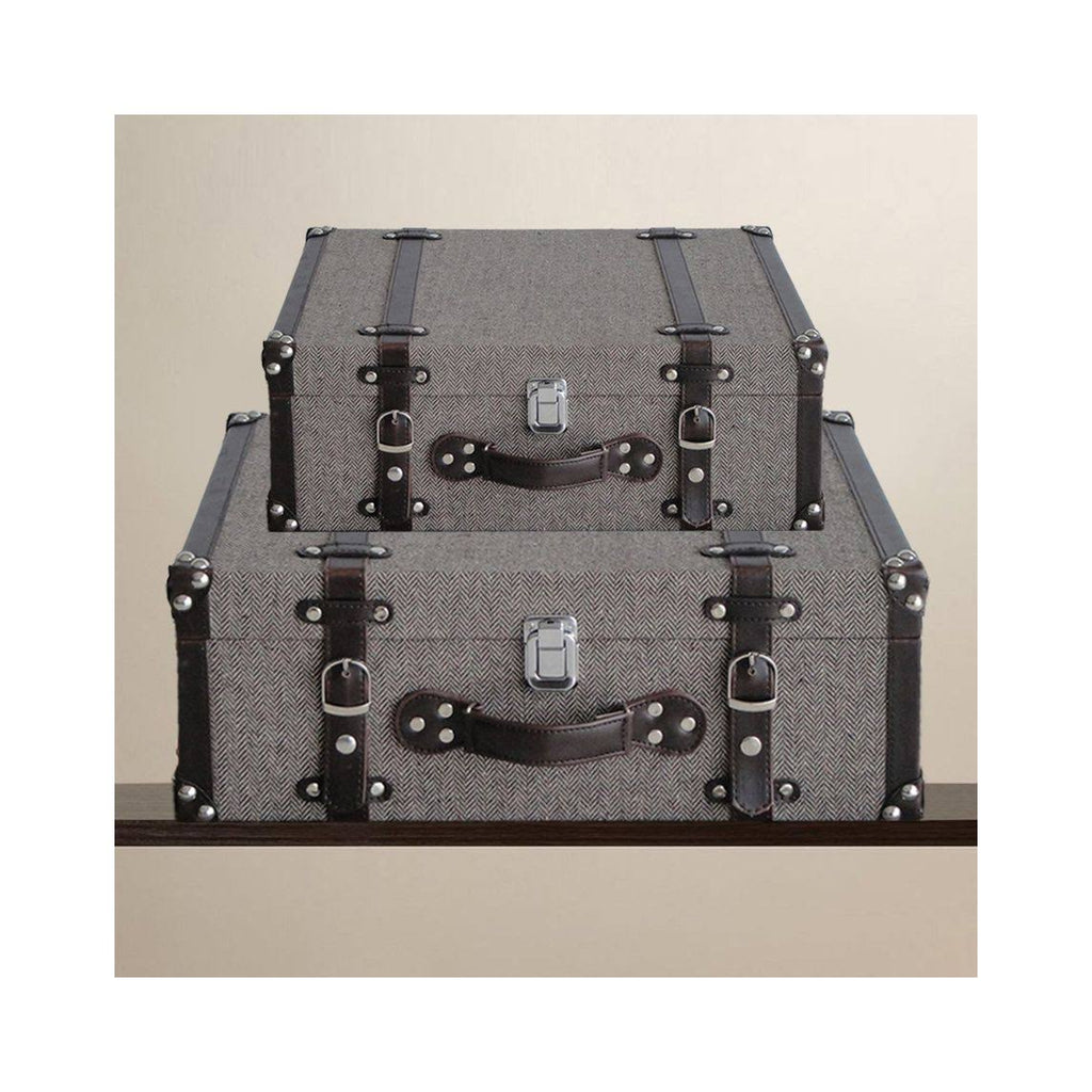 Tweed Suitcases J44971