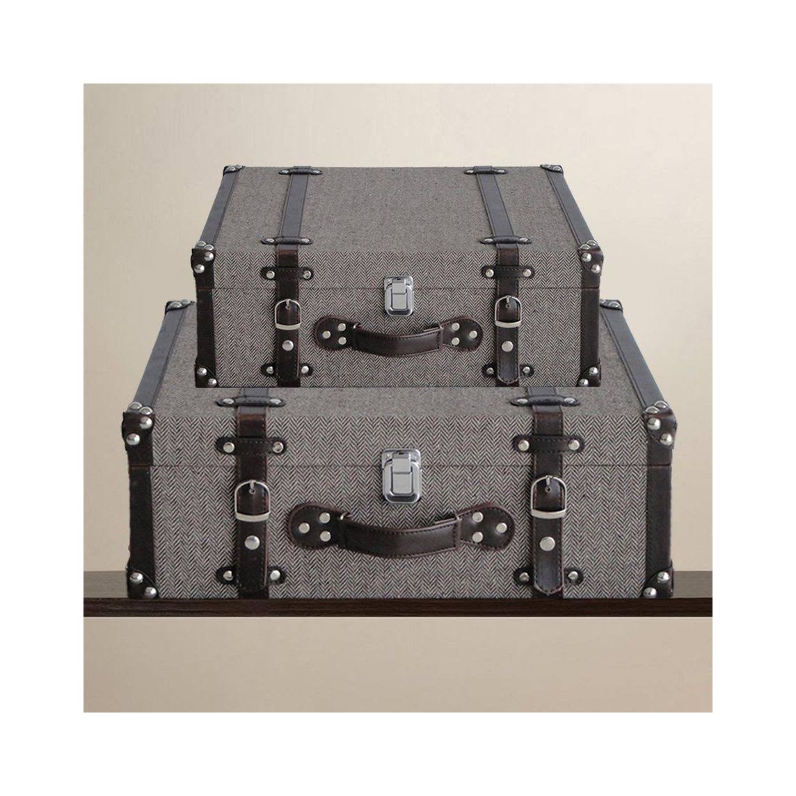 Tweed Suitcases J44971