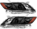 Black Housing Amber Reflector Headlight Assembly C125