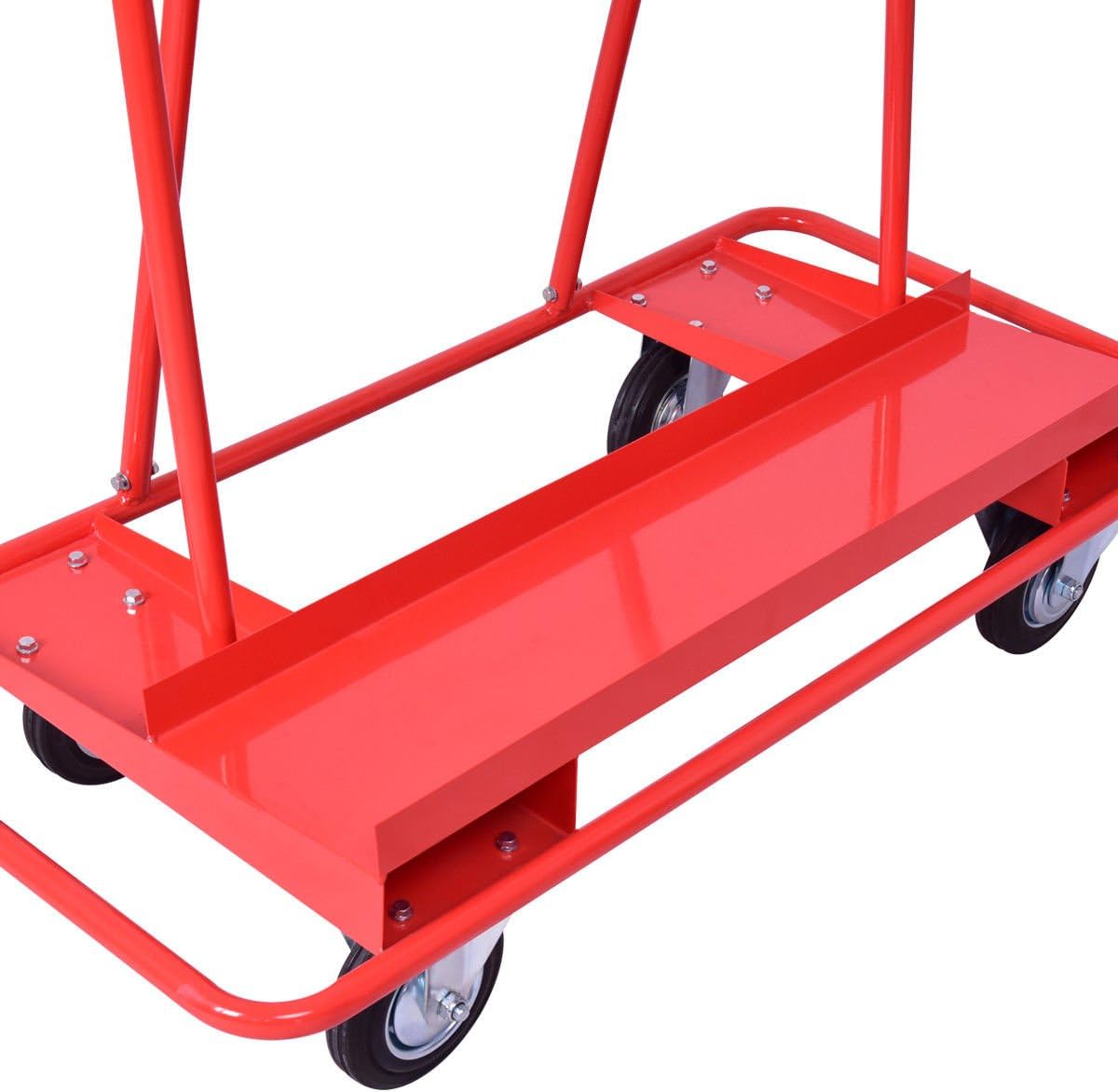 Red Drywall Sheet Cart Dolly D9610