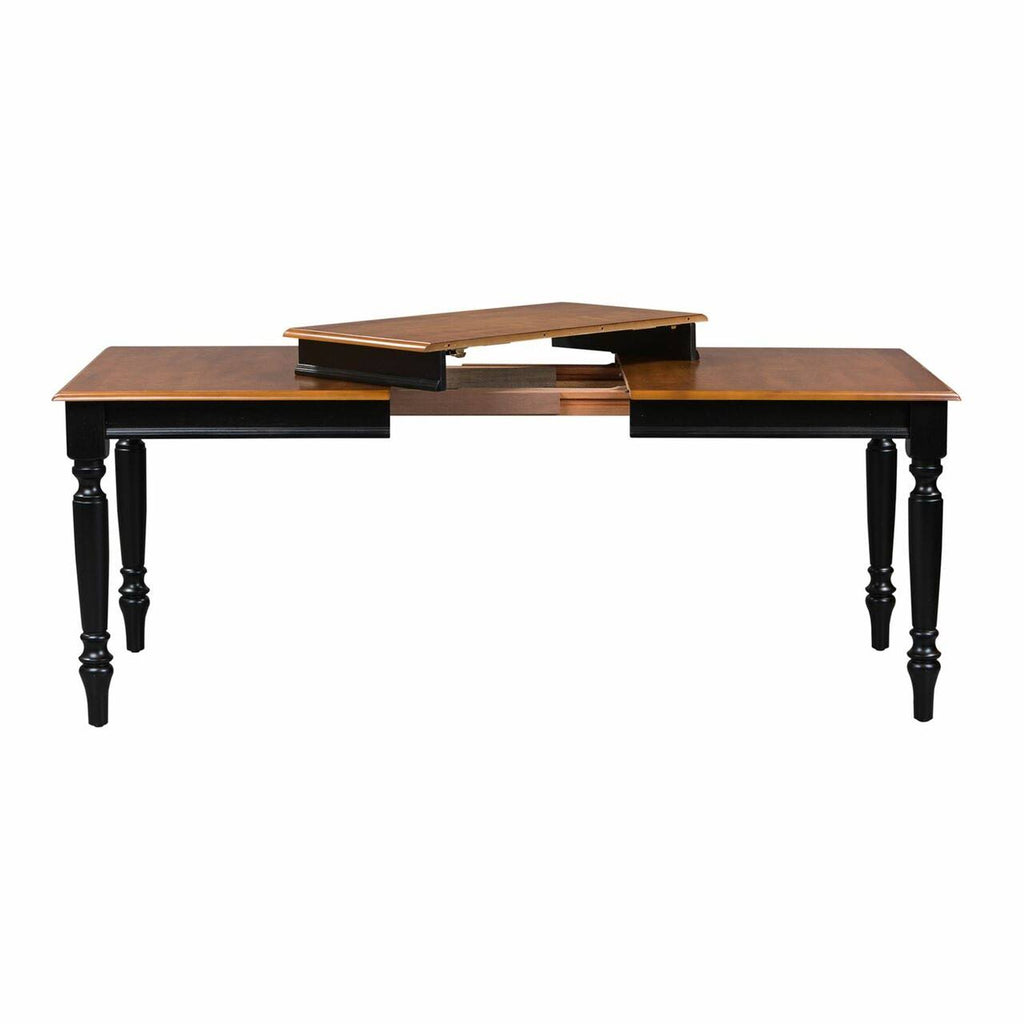 Anchor Black Rectangular Leg Table J347