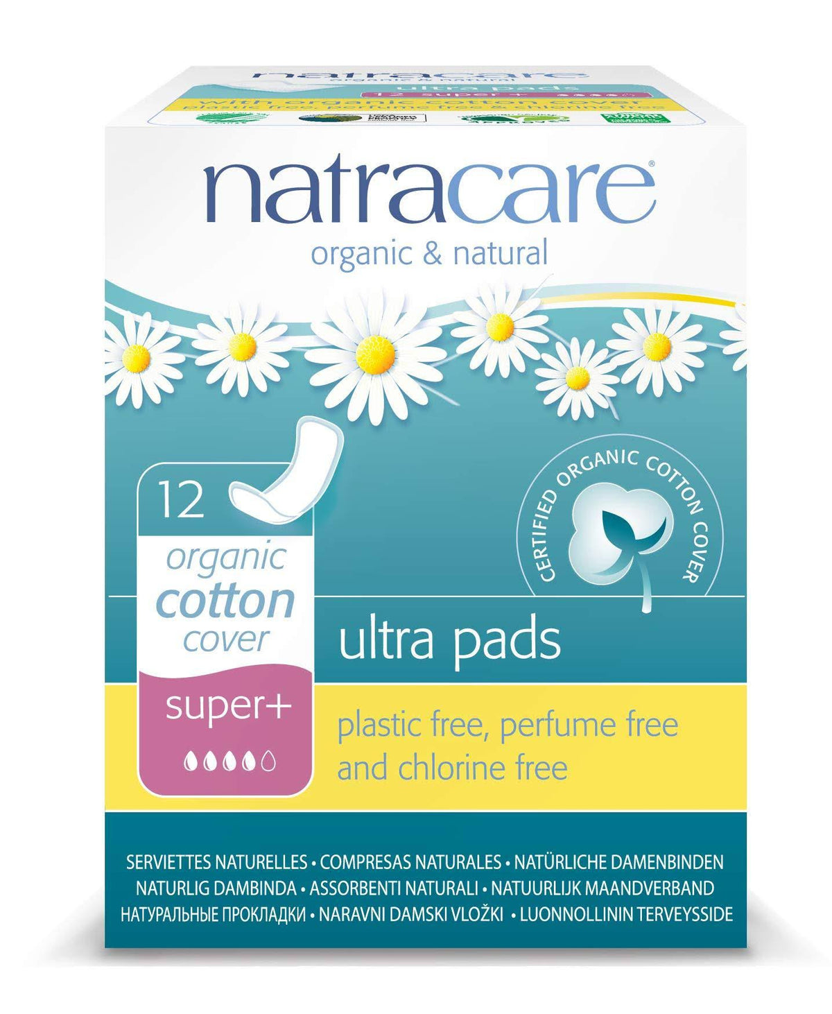 Natural Ultra Pads Super Plus 12-Count Boxes (Pack of 12) I636151