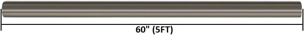 Stainless Steel Straight Exhaust Pipe 2" OD 5' Long Pack of 2 E4476