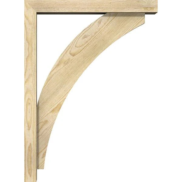 Rough Sawn Douglas Fir Bracket with Offset Brace L38143