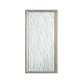 Brushed Nickel Framed Pivot Shower Door S711826