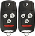 Keyless Entry Remote Car Flip Key for Acura MDX, RDX 2007-2013 (Pack of 2) Y715