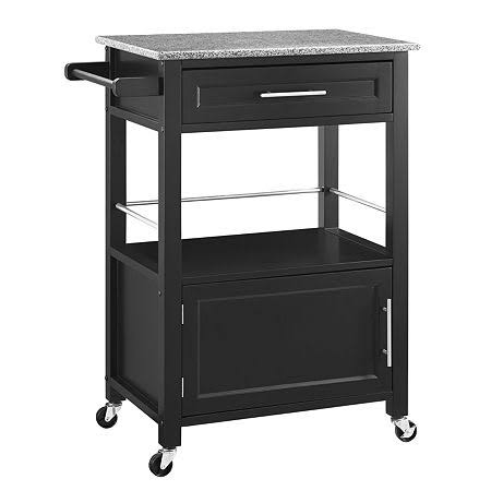 Black Kitchen Cart E35691