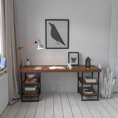 Walnut Study Desk C976