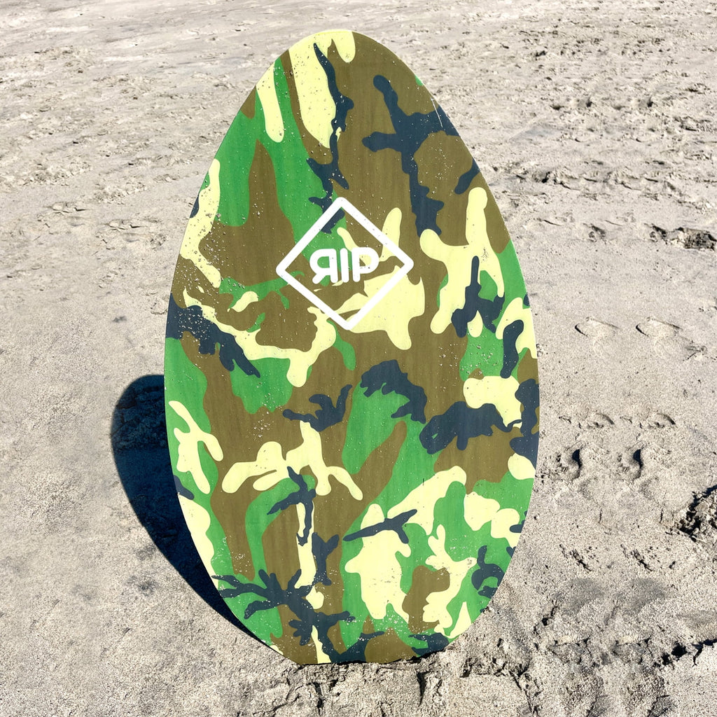 37" Camouflage Wooden Skimboard L40201