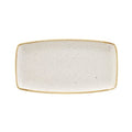 Stonecast Oblong Plate - Barley White Y79346