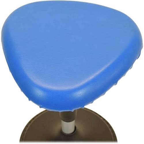 Blue Vinyl Wobble Stool D753