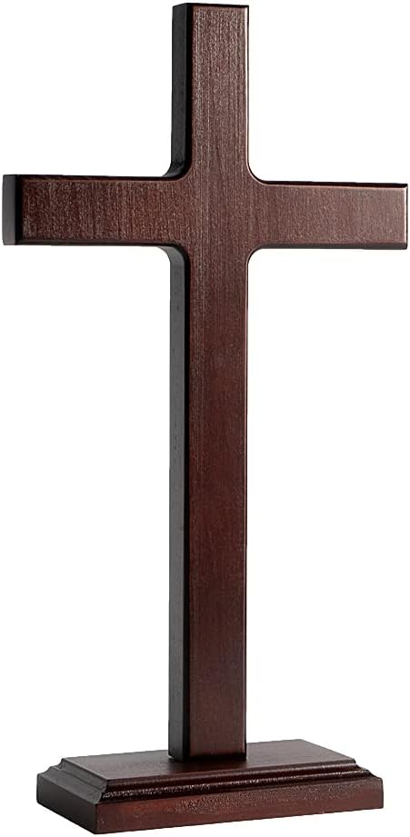 12.5 Inch Wooden Wall Cross E816409