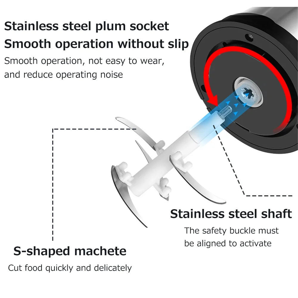 2L Stainless Steel Electric Meat Grinder X74804