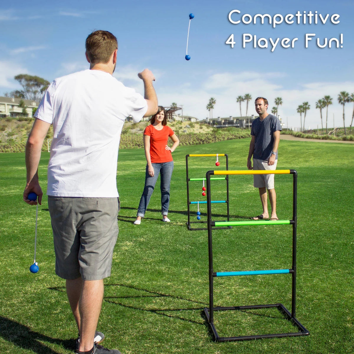 Ladder Toss Game with 6 Bolo Balls K51284