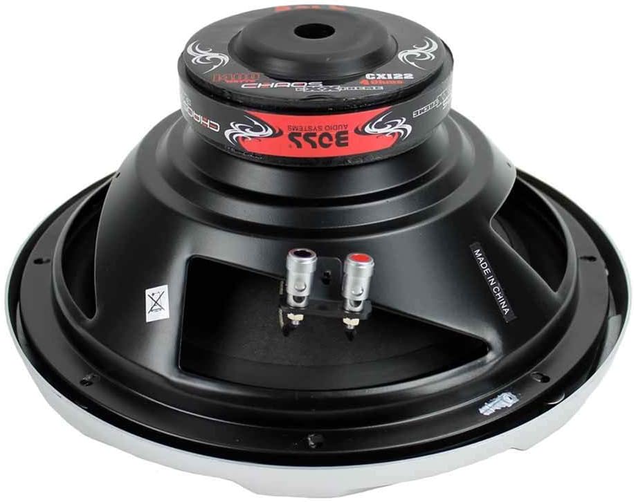 12 1400W Car Audio Subwoofer & 1500W Mono Amplifier with 8 Gauge Wiring Kit & Single 12 Vented Subwoofer Enclosure Box S87434