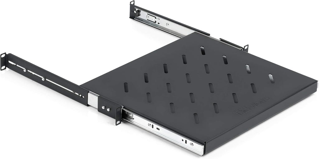 Rack Mountable Accessory Shelf 1U Size 10" Deep Pack of 2 Q38824