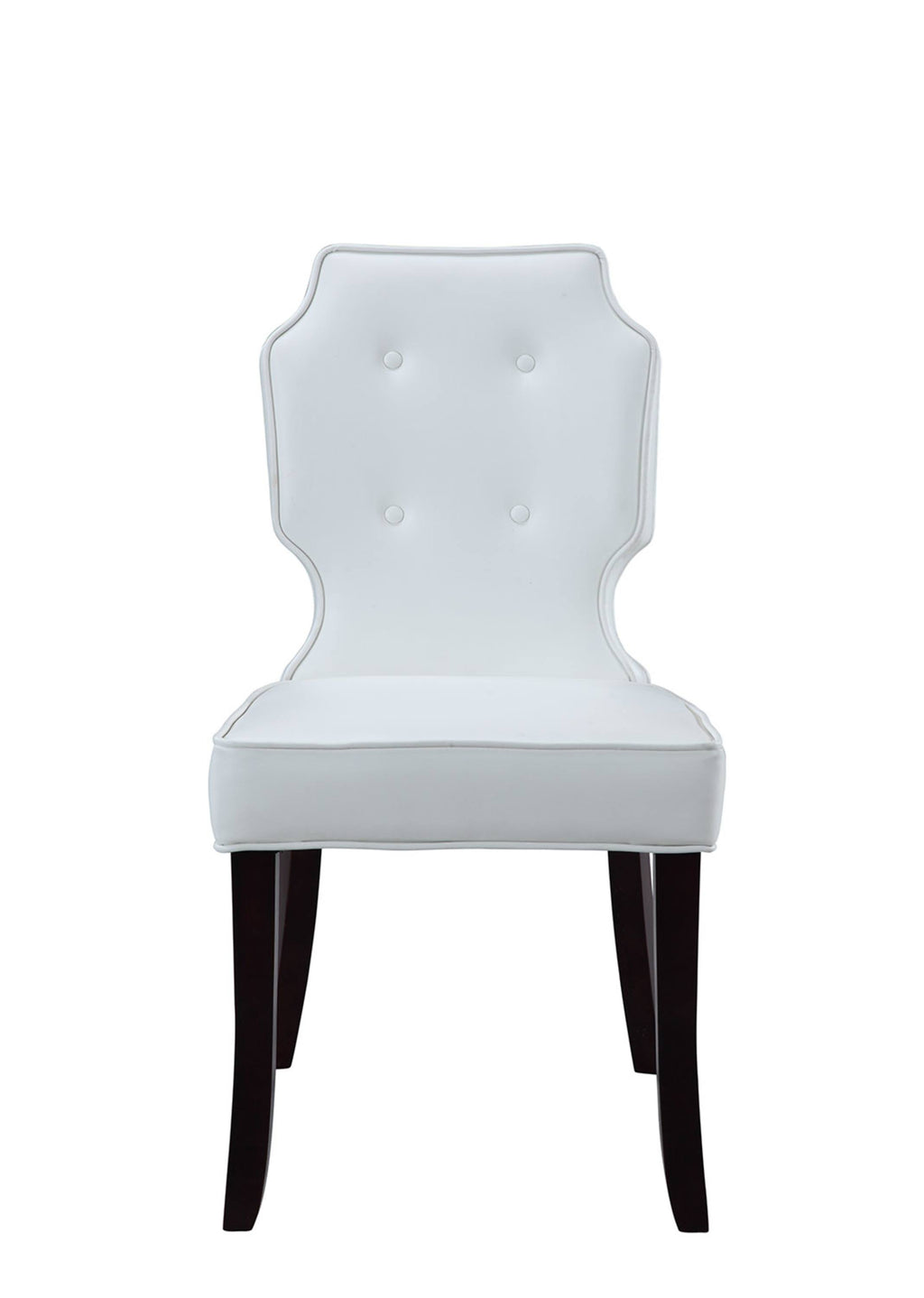 Tufted Dining Side Chair Set of 2 Black O411737