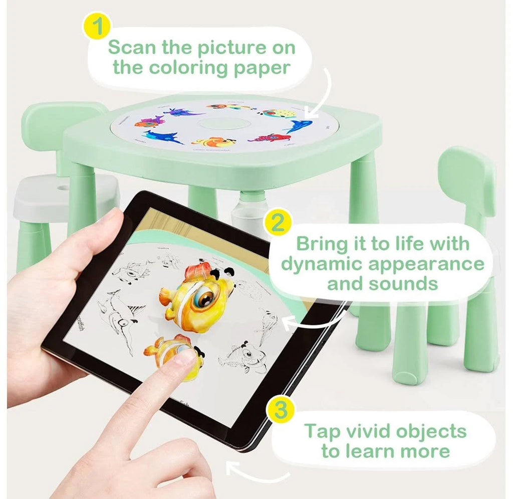 Kids Game Table and Chair Set H648