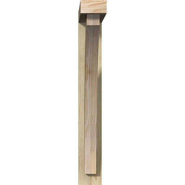Rough Sawn Douglas Fir Bracket with Offset Brace L38143