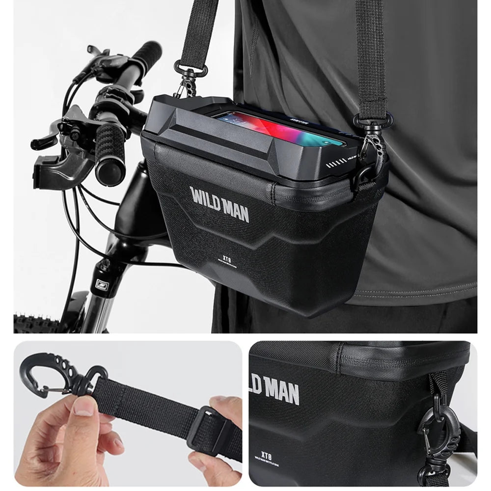 3L Waterproof Bike Handlebar Bag with Touchscreen H821645