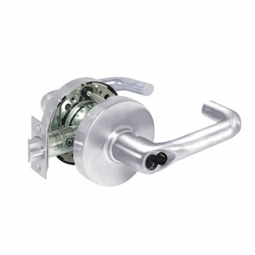 10 Line Cylindrical Locks with J Lever in Bright Chrome A636927