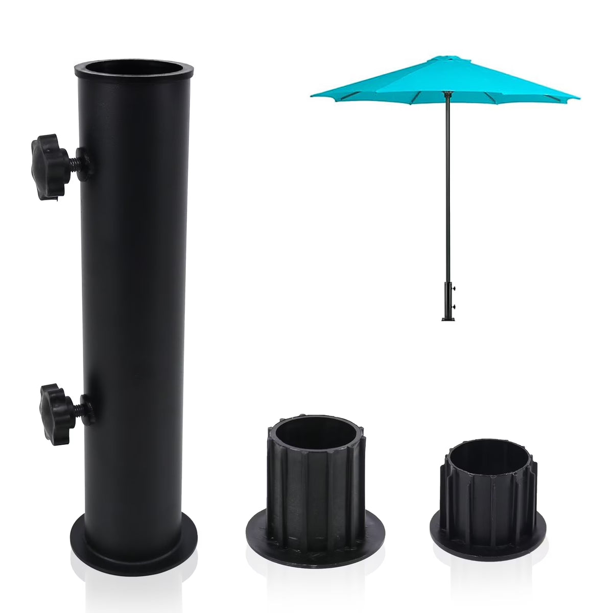 Black Granite Umbrella Tube Holder X639869