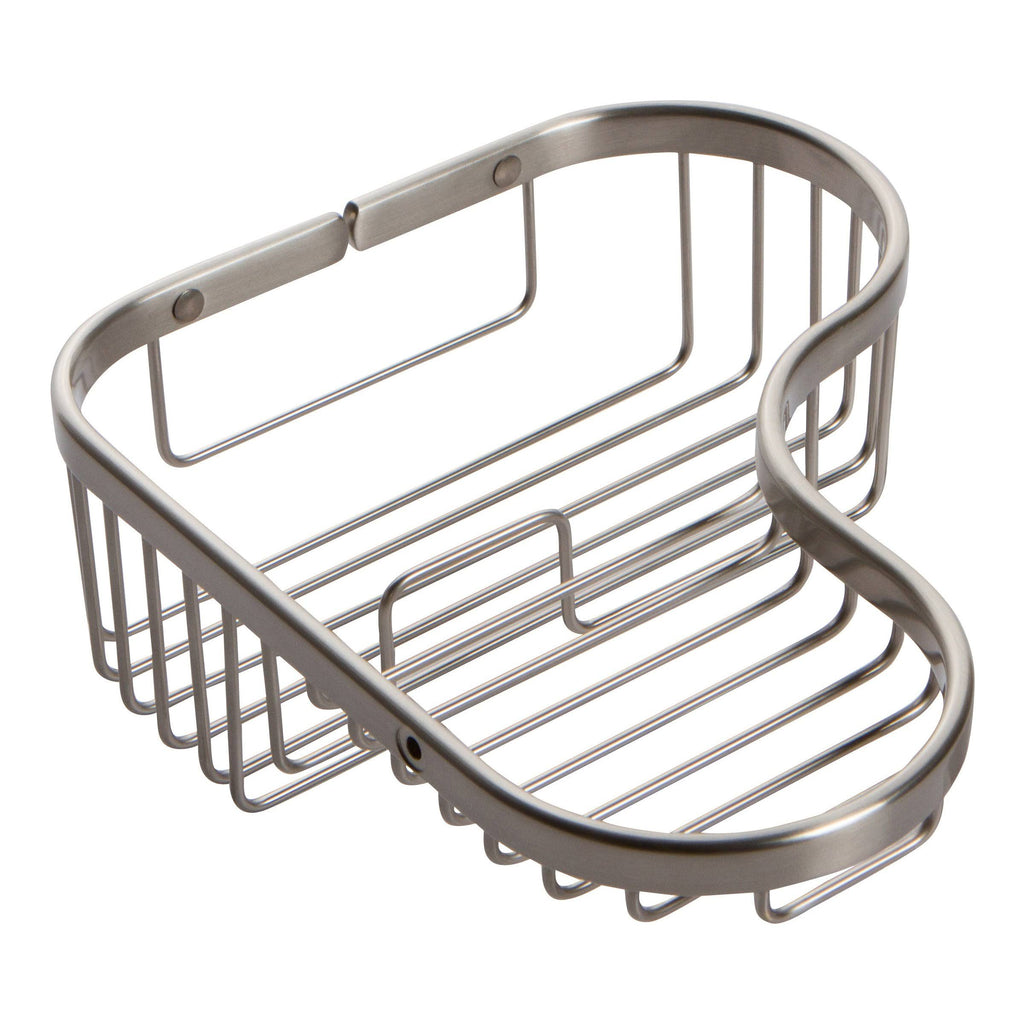 Satin Nickel Large Combination Corner Basket H6363