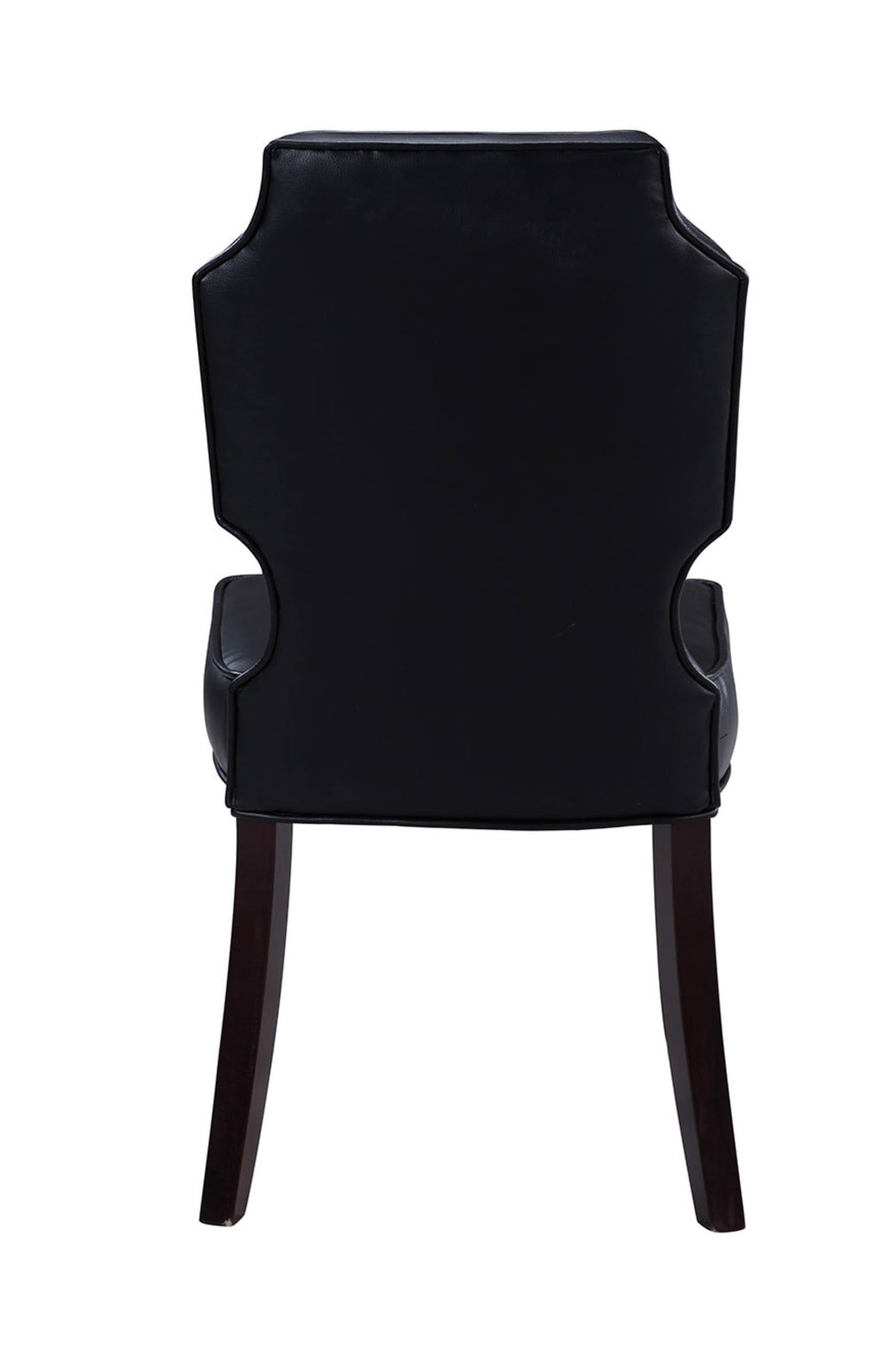 Tufted Dining Side Chair Set of 2 Black O411737