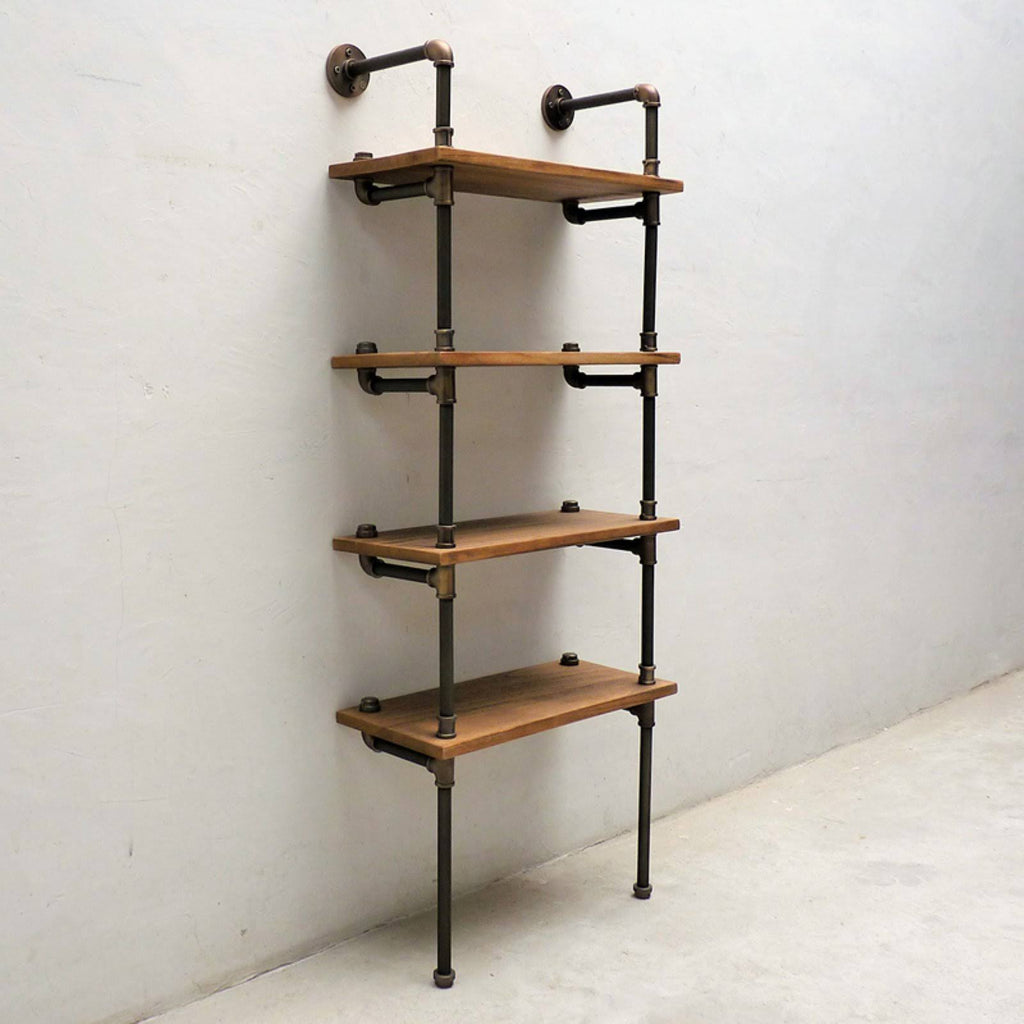 Rustic Bronze Etagere Bookcase Display K596